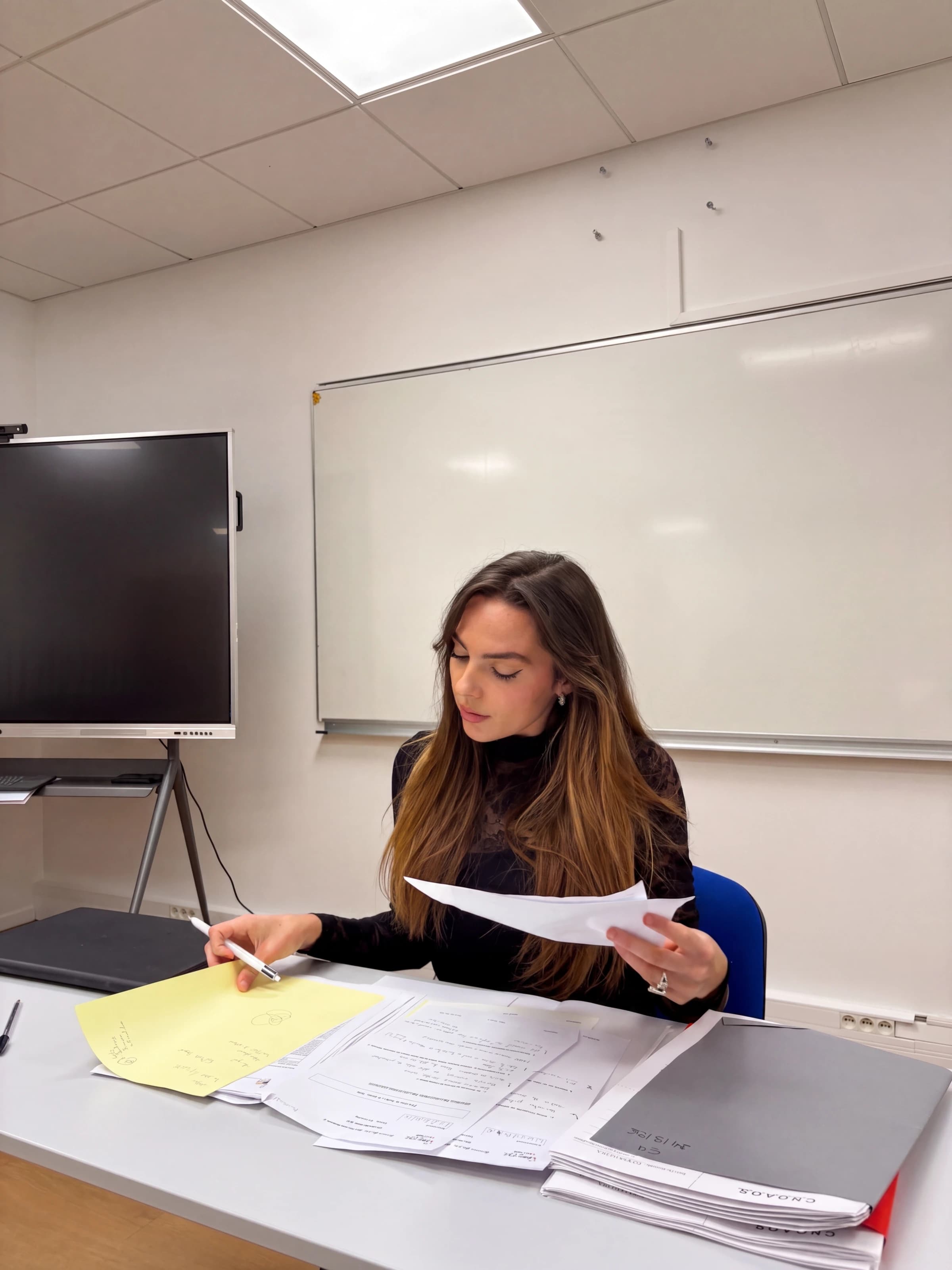 Marie au travail — atelier juriste